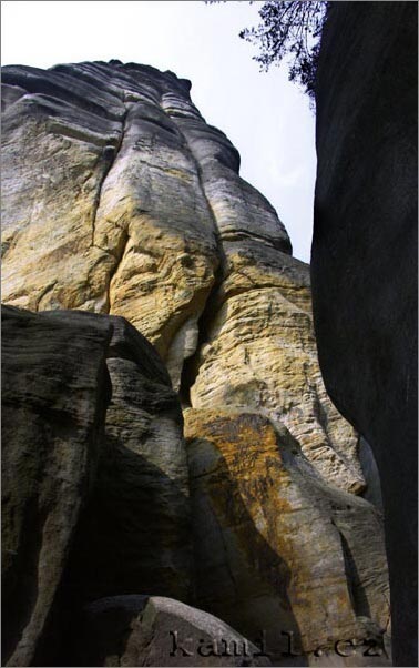 Adršpašské skály, duben 2006