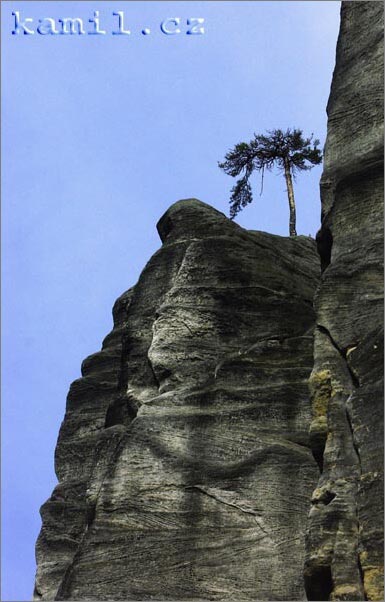Teplické skály, duben 2006