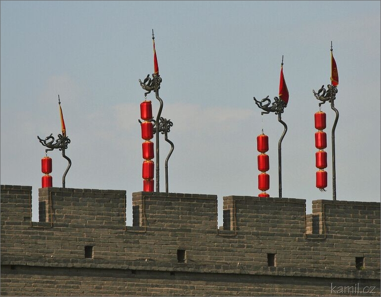 Xi´an [Si-an] - městské hradby