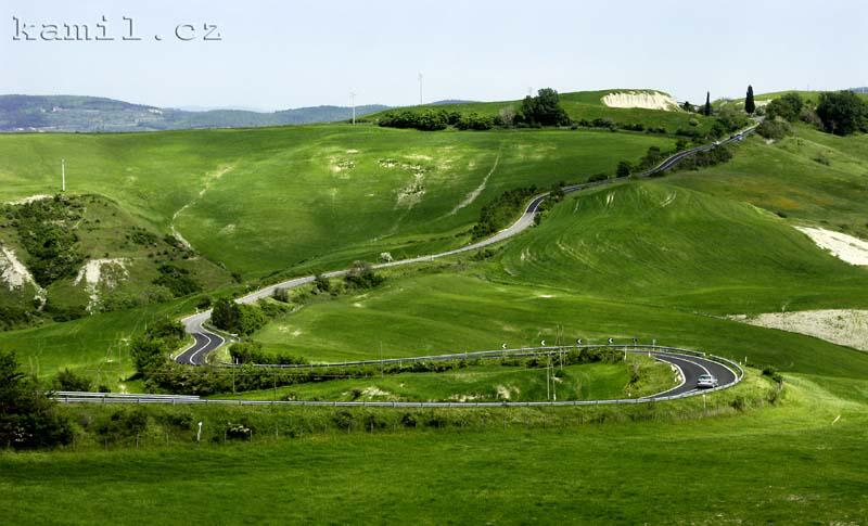Italia, tosk�nsk� venkov - kv�ten 2005