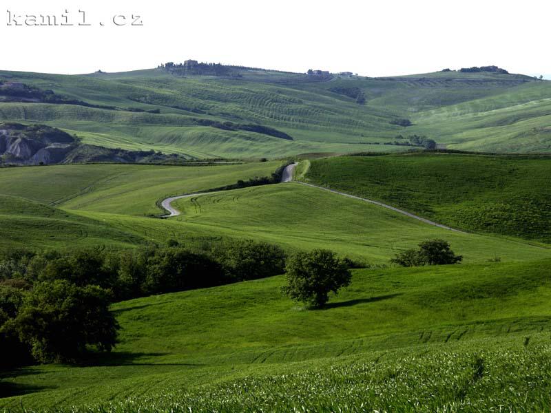 Italia, tosk�nsk� venkov - kv�ten 2005