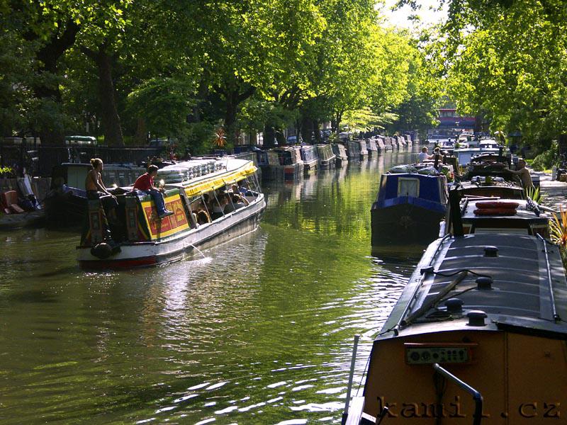 LONDON, British Museum, Regent�s Canal - srpen 2005