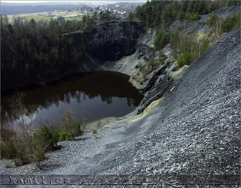 Hromnické jezírko, duben 2006 