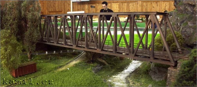 modelová železnice, Dobřichovice, květen 2006