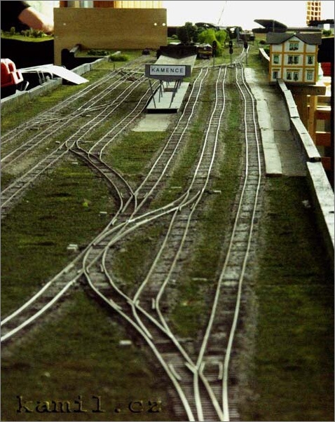 modelová železnice, Dobřichovice, květen 2006