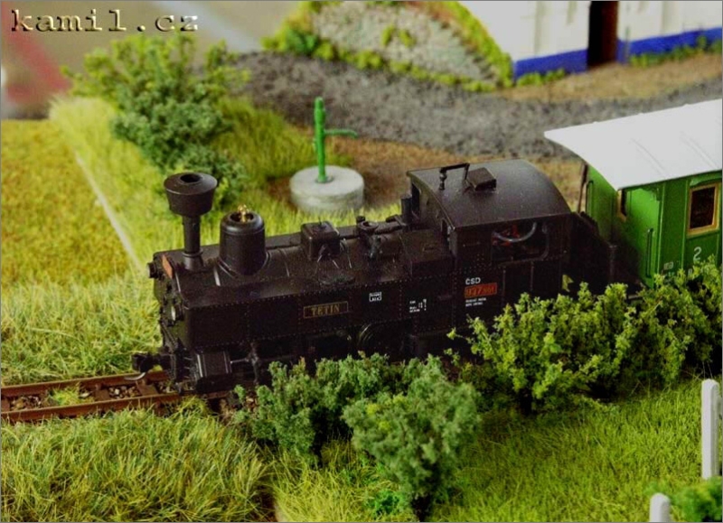 modelová železnice, Dobřichovice, květen 2006